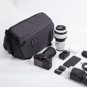 阿尔飞斯 相机包斜跨包单反单肩M6微单摄影包便携相机袋复古佳能