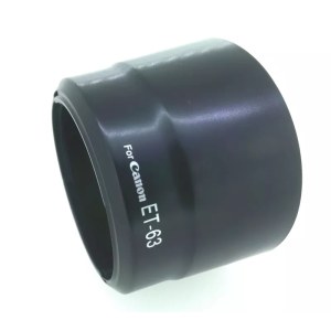 单反相机遮光罩 佳能 ET-63 55-250mm STM镜头专用 遮光罩 可反装