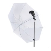 43寸柔光伞柔光棚反光伞白色影楼伞人像闪光灯柔光通用摄影器材 摄影伞