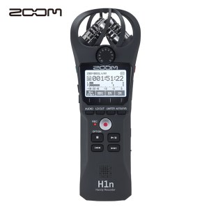 日本ZOOM H1n 黑色 数码录音笔 录音器 麦克风