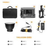 永诺(YONGNUO)YNLUX200 白色/黑色 恒功率200W 轻便手持摄影摄像灯